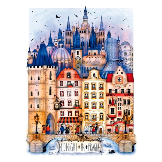 ROMPECABEZAS 1000 PCS MADALINA TANTAREANU MEDIANOCHE EN PRAGA - XtremePlay Colombia