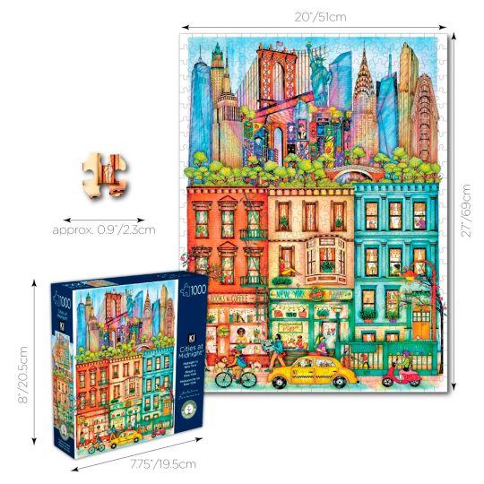 ROMPECABEZAS 1000 PCS MADALINA TANTAREANU NUEVA YORK - XtremePlay Colombia