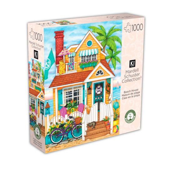 ROMPECABEZAS 1000 PCS MARDELL SCHUSTER CASA DE PLAYA - XtremePlay Colombia