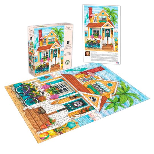 ROMPECABEZAS 1000 PCS MARDELL SCHUSTER CASA DE PLAYA - XtremePlay Colombia