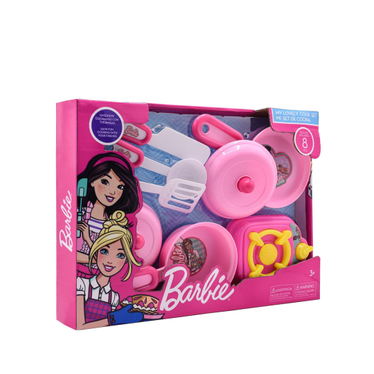 BARBIE SET DE COCINA 8 PIEZAS - XtremePlay Colombia