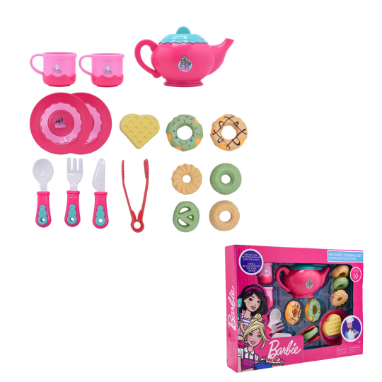 BARBIE SET DE JUEGO MI DULCE SET DE TE 17 PIEZAS - XtremePlay Colombia