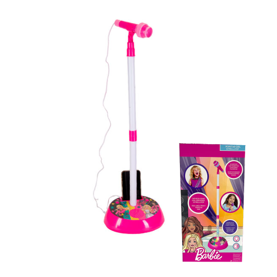 BARBIE MICROFONO CON PEDESTAL - XtremePlay Colombia