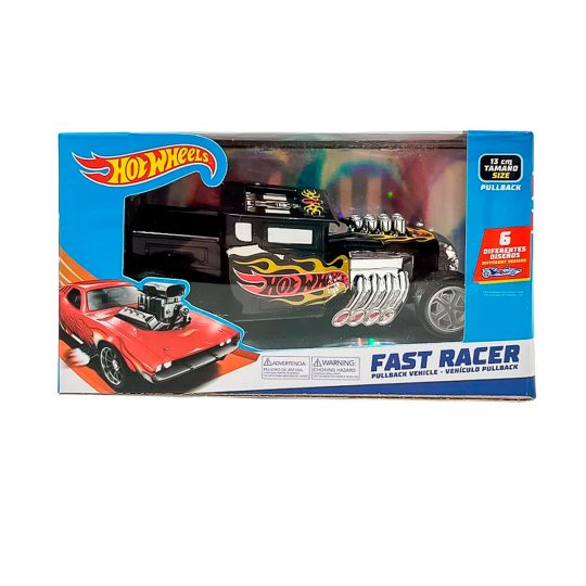 VEHICULO DE IMPULSO HOT WHEELS FAST RACER 13CM VA SURTIDO - XtremePlay Colombia
