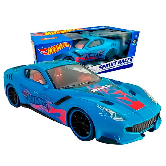 VEHICULO A FRICCION HOT WHEELS SPRINT RACER 25CM SURTIDO - XtremePlay Colombia