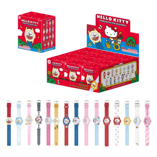 HELLO KITTY CHILDHOOD FUN TIME WATCH BLIND BOX DIGITAL WATCH-SURTIDO - XtremePlay Colombia
