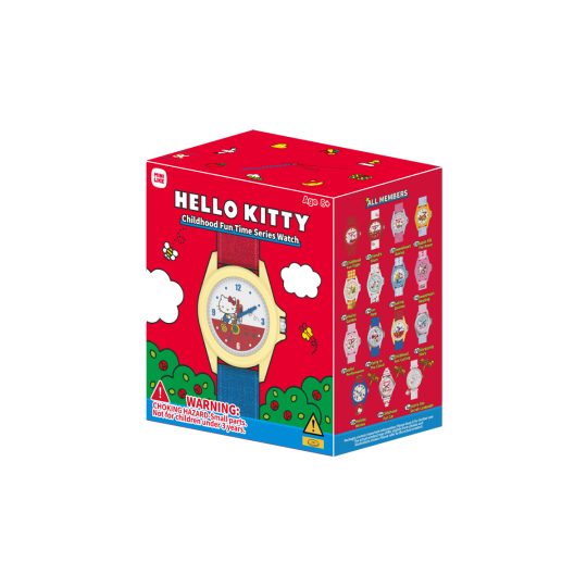 HELLO KITTY CHILDHOOD FUN TIME WATCH BLIND BOX DIGITAL WATCH-SURTIDO - XtremePlay Colombia