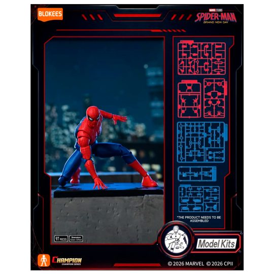 MODEL KIT DE BLOKEES MARVEL HEROES BRAND NEW DAY SPIDERMAN CHAMP 13 - XtremePlay Colombia