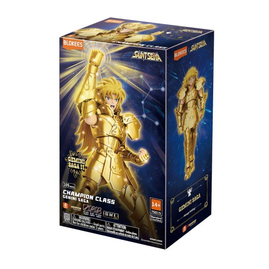 MODEL KIT DE BLOKEES SAINT SEIYA CHAMP 13 GEMINI SAGA 109 PZ - XtremePlay Colombia