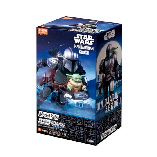 MODEL KIT DE BLOKEES STAR WARS MANDALORIAN DIN DJARIN GROGU 121 PZ - XtremePlay Colombia