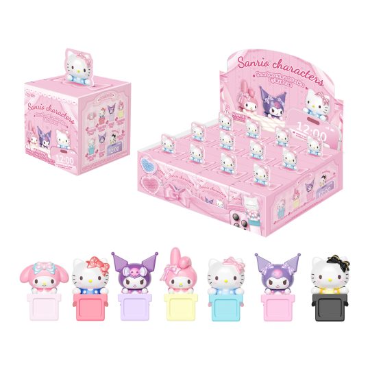 SANRIO BOW SWEETHEART BLIND BOX STRAP FIGURES SET 12 PEARL/MATTE - XtremePlay Colombia