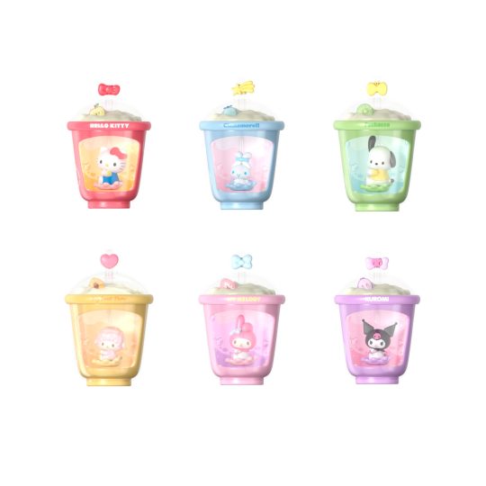 SANRIO MILK TEA CUP LIGHTUP COLLECTIBLE FIGURES SET 6 SOLAR EDIT - XtremePlay Colombia
