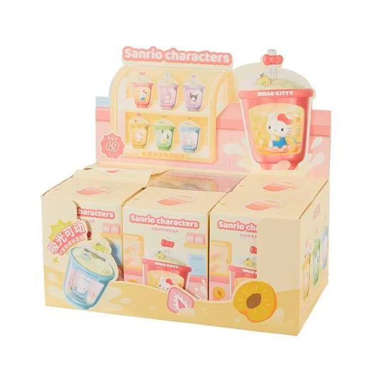 SANRIO MILK TEA CUP LIGHTUP COLLECTIBLE FIGURES SET 6 SOLAR EDIT - XtremePlay Colombia