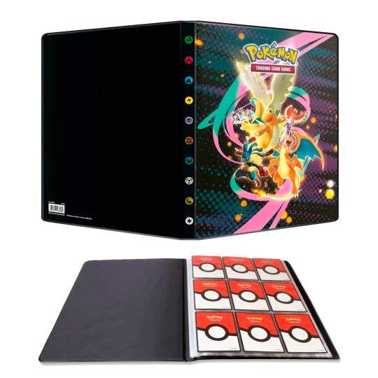 PORTAFOLIO 9 BOLSILLOS MEGA EVOLUTION POKEMON - XtremePlay Colombia