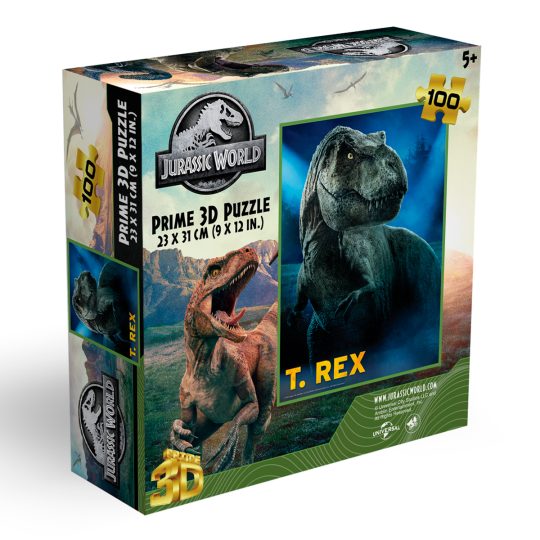 ROMPECABEZAS 3D 100 PZS JURASSIC WORLD T-REX - XtremePlay Colombia