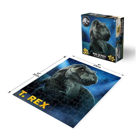 ROMPECABEZAS 3D 100 PZS JURASSIC WORLD T-REX - XtremePlay Colombia