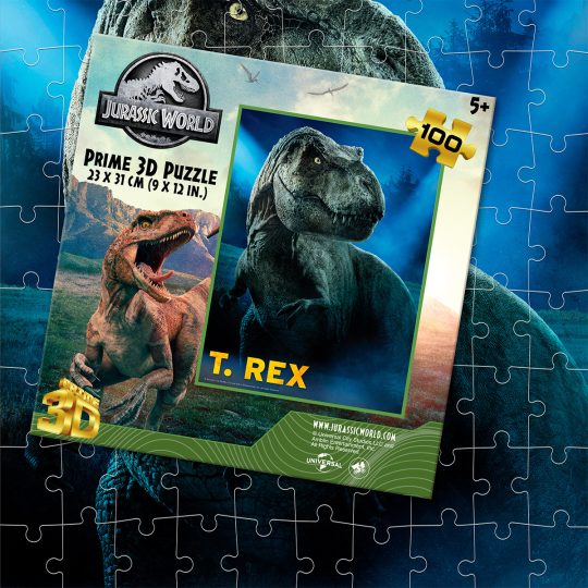 ROMPECABEZAS 3D 100 PZS JURASSIC WORLD T-REX - XtremePlay Colombia