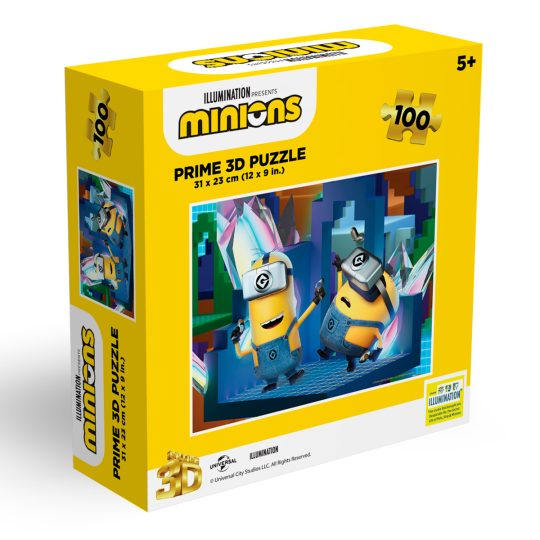 ROMPECABEZAS 3D 100 PZS UNIVERSAL MINIONS - XtremePlay Colombia