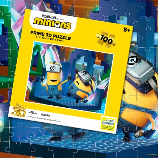 ROMPECABEZAS 3D 100 PZS UNIVERSAL MINIONS - XtremePlay Colombia
