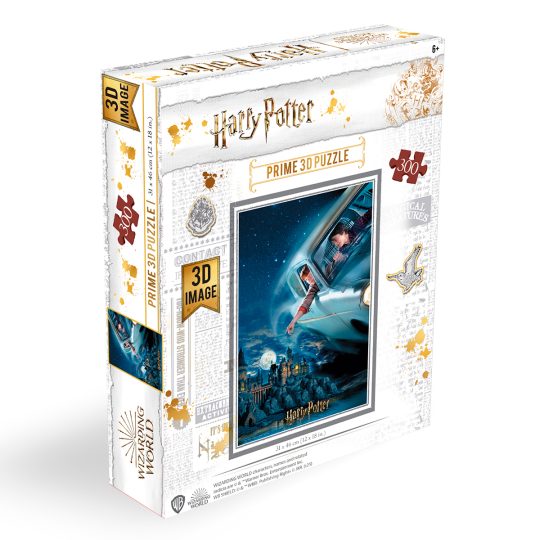 ROMPECABEZAS 3D 300 PZS HARRY Y RON VOLANDO SOBRE HOGWARTS - XtremePlay Colombia