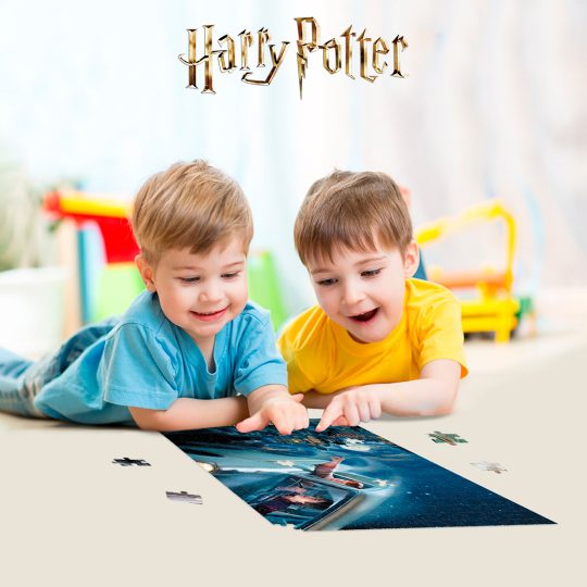 ROMPECABEZAS 3D 300 PZS HARRY Y RON VOLANDO SOBRE HOGWARTS - XtremePlay Colombia