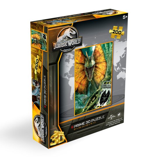 ROMPECABEZAS 3D 200 PZS JURASSIC WORLD DILOPHOSAURUS - XtremePlay Colombia