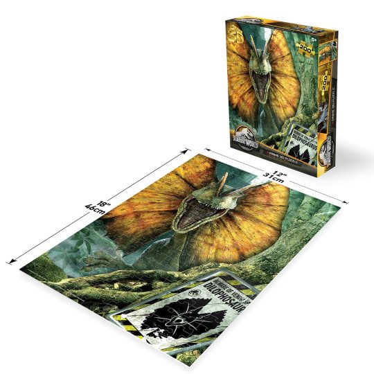 ROMPECABEZAS 3D 200 PZS JURASSIC WORLD DILOPHOSAURUS - XtremePlay Colombia