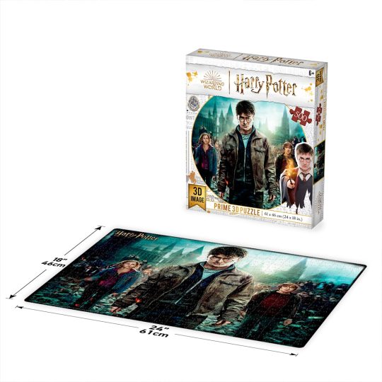 ROMPECABEZAS 3D 500 PZS HARRY POTTER HARRY, HERMIONE Y RON - XtremePlay Colombia