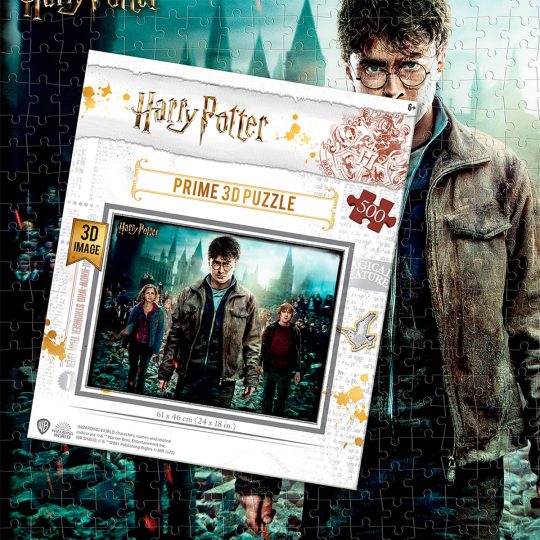ROMPECABEZAS 3D 500 PZS HARRY POTTER HARRY, HERMIONE Y RON - XtremePlay Colombia
