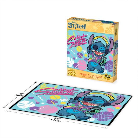 ROMPECABEZAS 3D 500 PZS DISNEY STITCH - XtremePlay Colombia