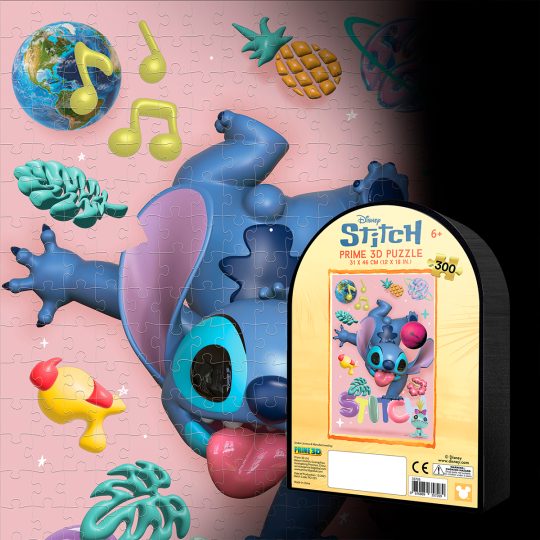 ROMPECABEZAS 3D 300 PZS DISNEY STITCH EN LATA CON FORMA - XtremePlay Colombia