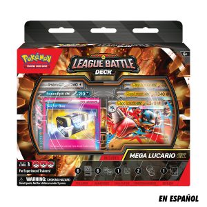 CARTAS DE POKEMON TCG MEGA LUCARIO EX LEAGUE BATTLE DECK SPA