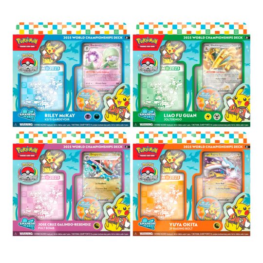 CARTAS DE POKEMON TCG WORLD CHAMPIONSHIPS DECK 2025 ENG